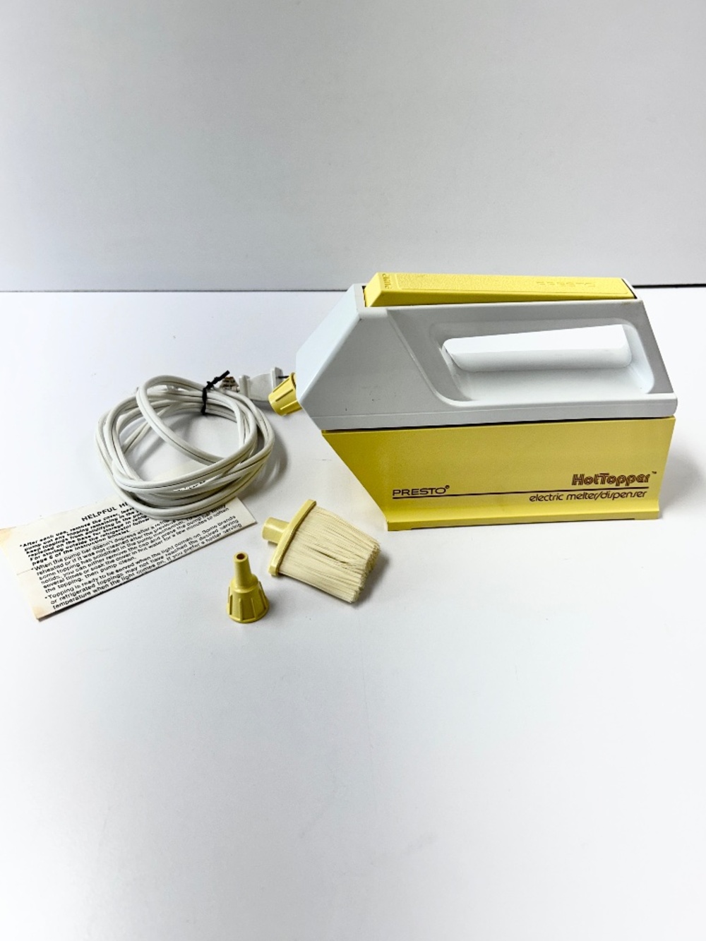 Vintage Presto Hot Topper Electric Melter Dispenser Excellent Clean